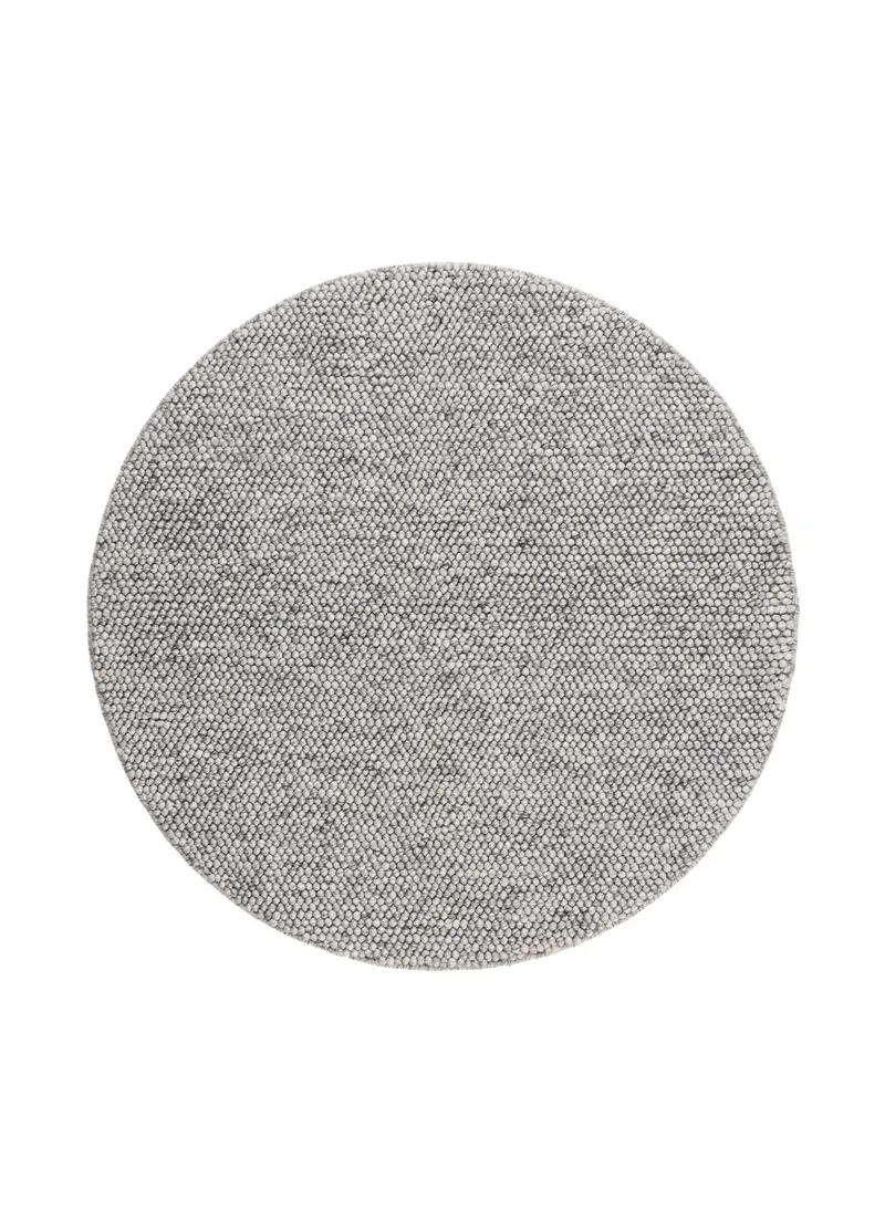 Håndvevd teppe KM Home Bubble rund 200x200 cm Grå, Grå