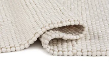 Håndvevd teppe KM Home Bubble rund 240x240 cm Creme - Creme - Tekstiler - Tepper & Matter - Moderne tepper - Ullteppe