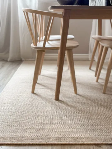 Håndvevd teppe KM Home Sandhamn 140x200 cm Natur - Natur - Tekstiler - Tepper & Matter - Moderne tepper - Ullteppe