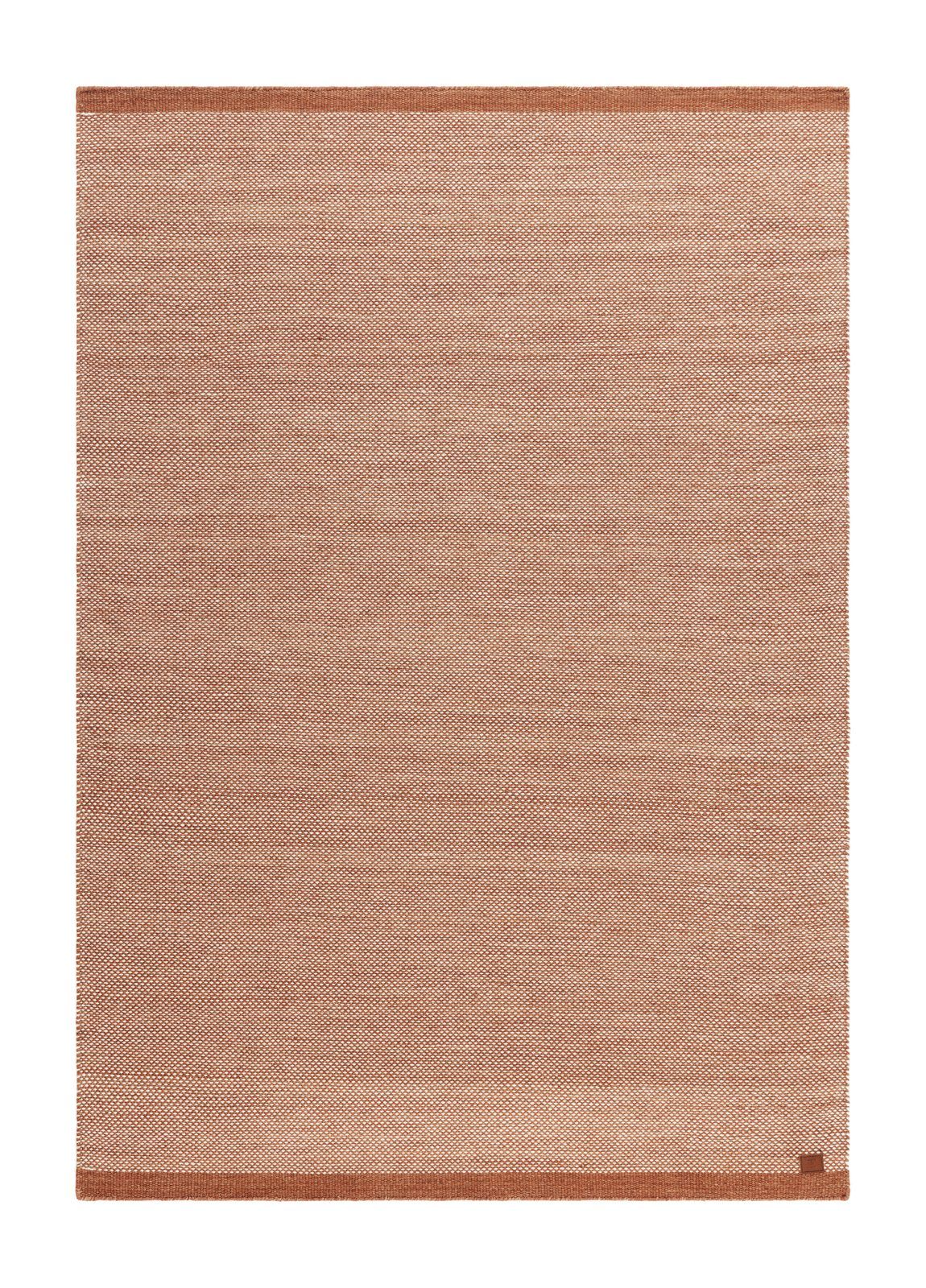 Håndvevd teppe KM Home Sandhamn 140x200 cm Terrakotta - Terrakotta