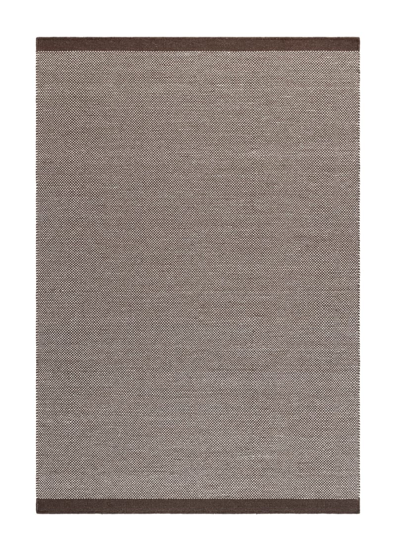 Håndvevd teppe KM Home Sandhamn 160x230 cm Sjokolade, Sjokolade