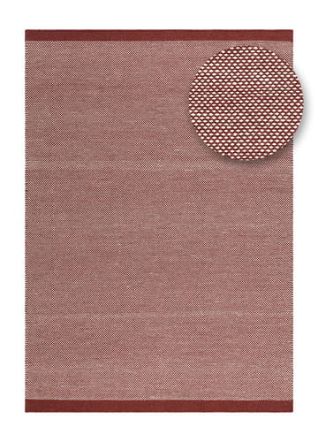 Håndvevd teppe KM Home Sandhamn 240x340 cm Marsala - Marsala - Tekstiler - Tepper & Matter - Moderne tepper - Ullteppe