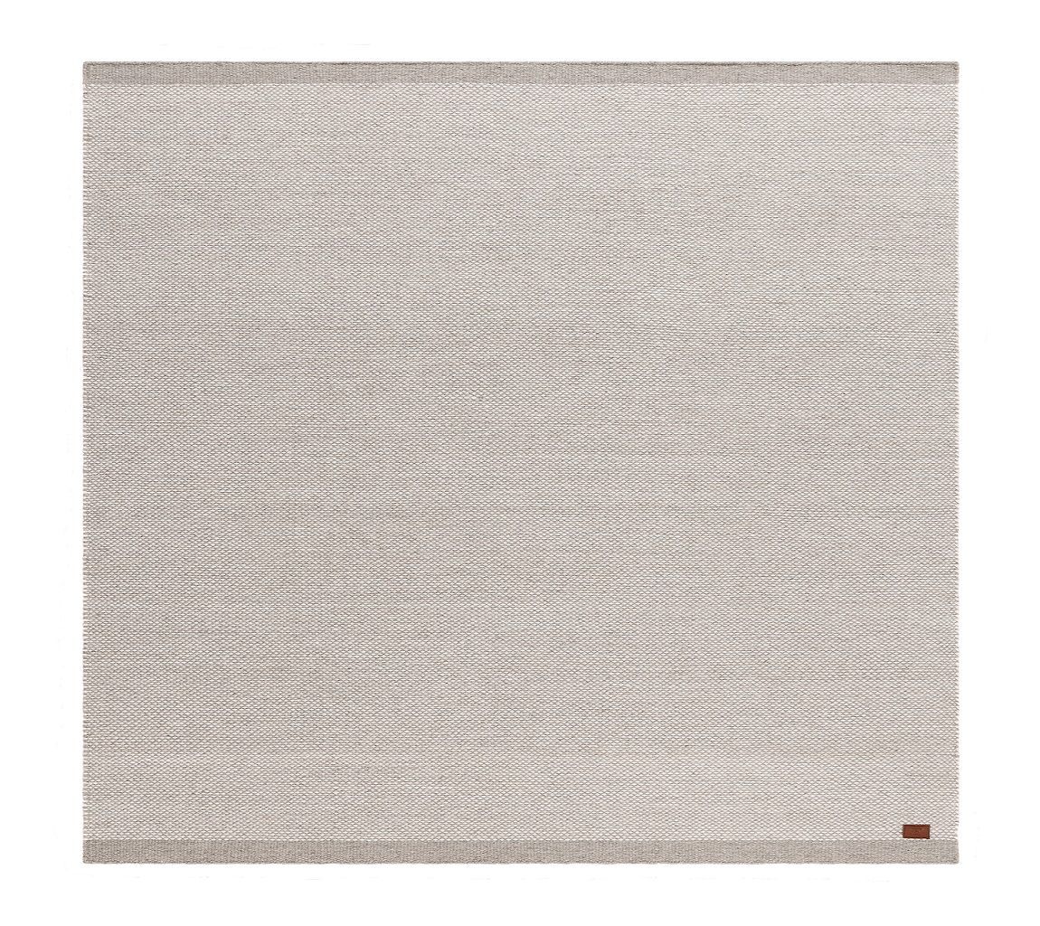Håndvevd teppe KM Home Sandhamn 250x250 cm Sølv - Sølv