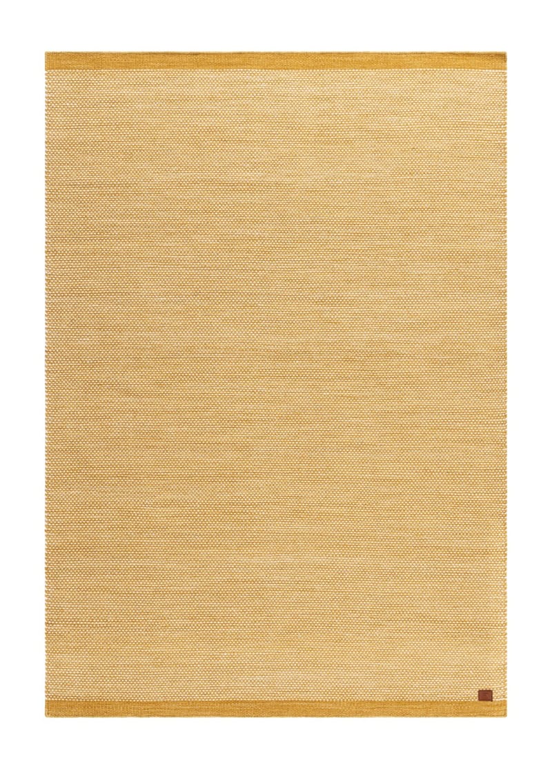 Håndvevd teppe KM Home Sandhamn 300x400 cm Okergul, Okergul