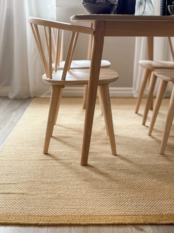 Håndvevd teppe KM Home Sandhamn 300x400 cm Okergul - Okergul - Tekstiler - Tepper & Matter - Moderne tepper - Ullteppe