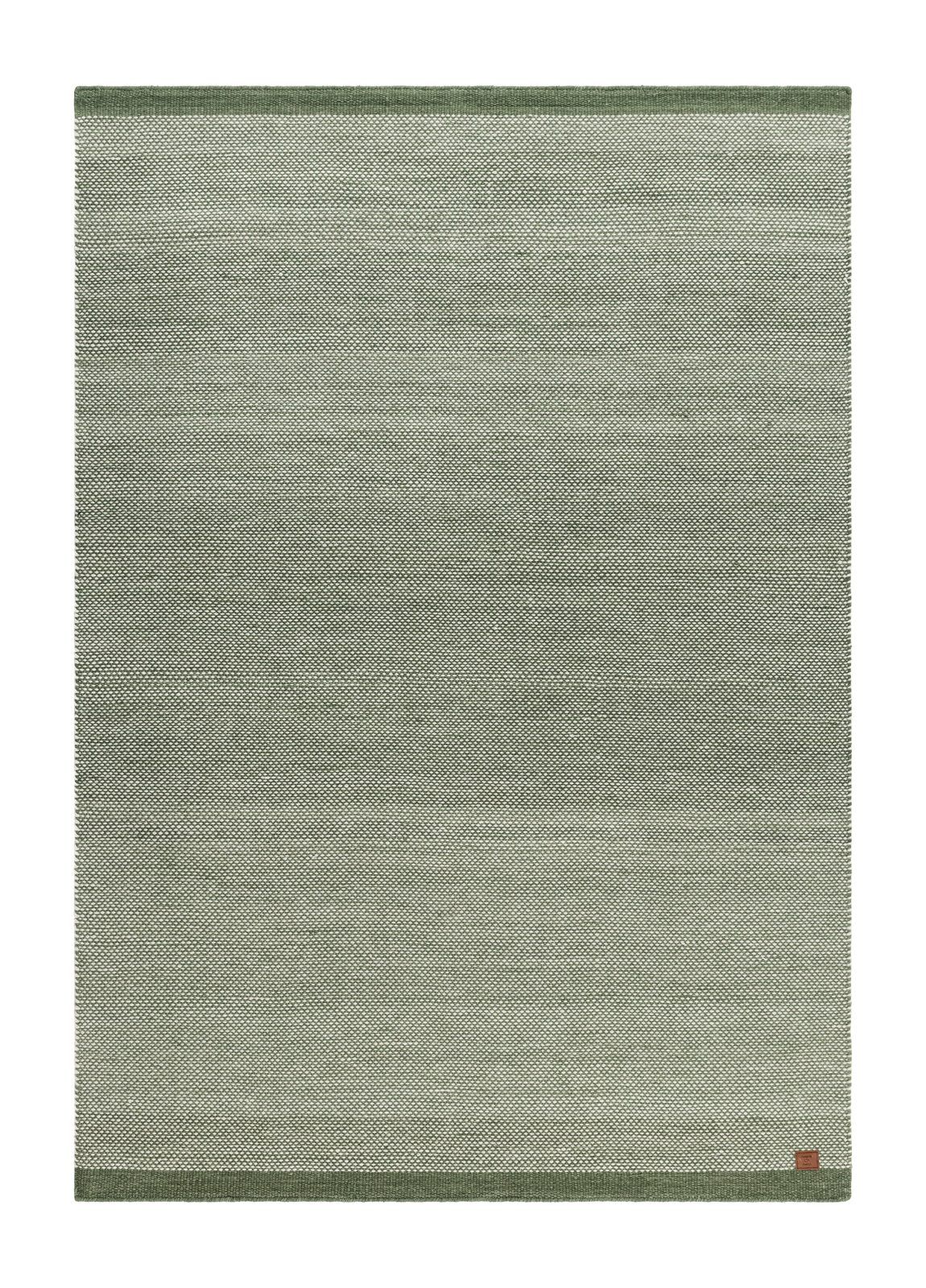 Håndvevd teppe KM Home Sandhamn 300x400 cm Smaragdgrønn - Smaragdgrønn