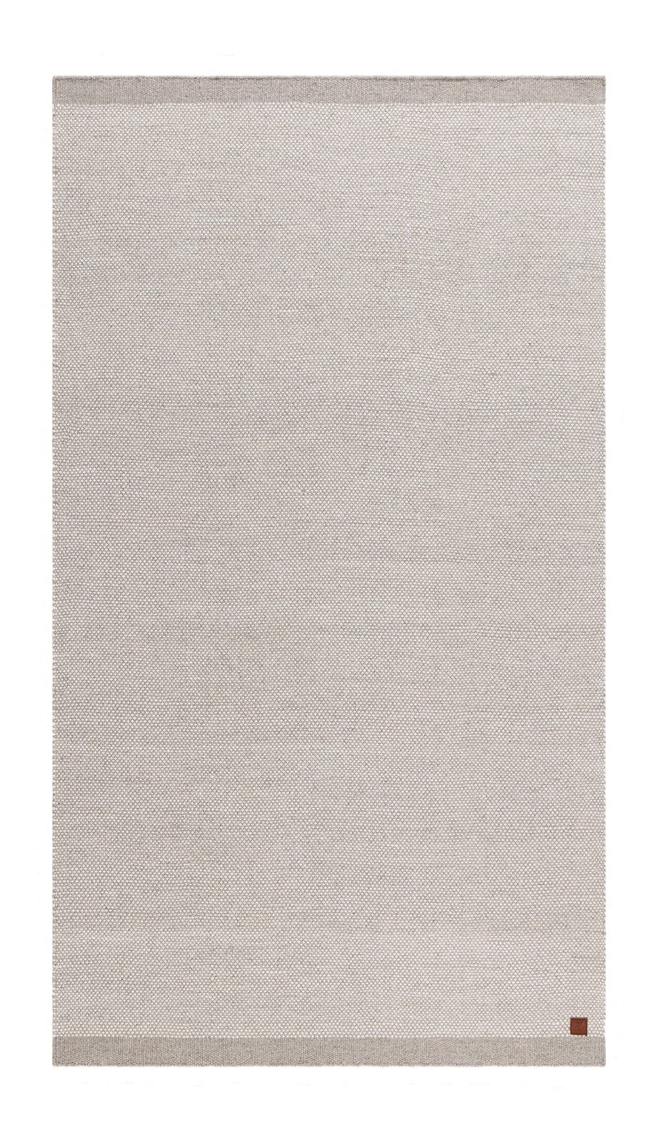 Håndvevd teppe KM Home Sandhamn 75x150 cm Sølv - sølv