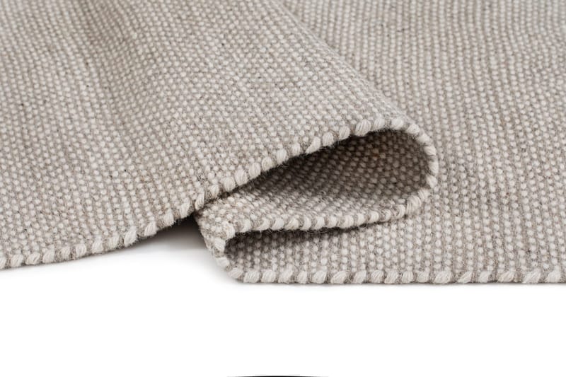 Håndvevd teppe KM Home Sandhamn 75x230 cm Sølv - Sølv - Tekstiler - Tepper & Matter - Moderne tepper - Ullteppe