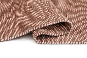 Håndvevd teppe KM Home Sandhamn Kvadrat 250x250 cm Terrakotta - Terrakotta - Tekstiler - Tepper & Matter - Moderne tepper - Ullteppe
