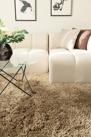 Håndvevd teppe KM Home Sorrento 160x230 Greige - Greige - Tekstiler - Tepper & Matter - Moderne tepper - Ryeteppe