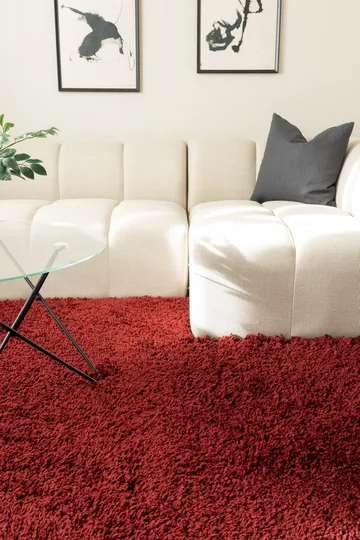 Håndvevd teppe KM Home Sorrento 200x300 Marsala - Marsala - Tekstiler - Tepper & Matter - Moderne tepper - Ryeteppe