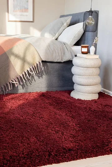Håndvevd teppe KM Home Sorrento 200x300 Marsala - Marsala - Tekstiler - Tepper & Matter - Moderne tepper - Ryeteppe