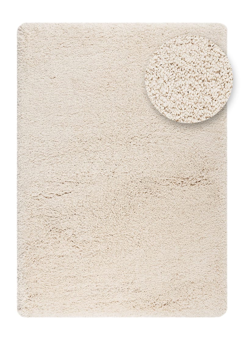 Håndvevd teppe KM Home Sorrento 240x340 Creme - Krem - Tekstiler - Tepper & Matter - Moderne tepper - Ryeteppe