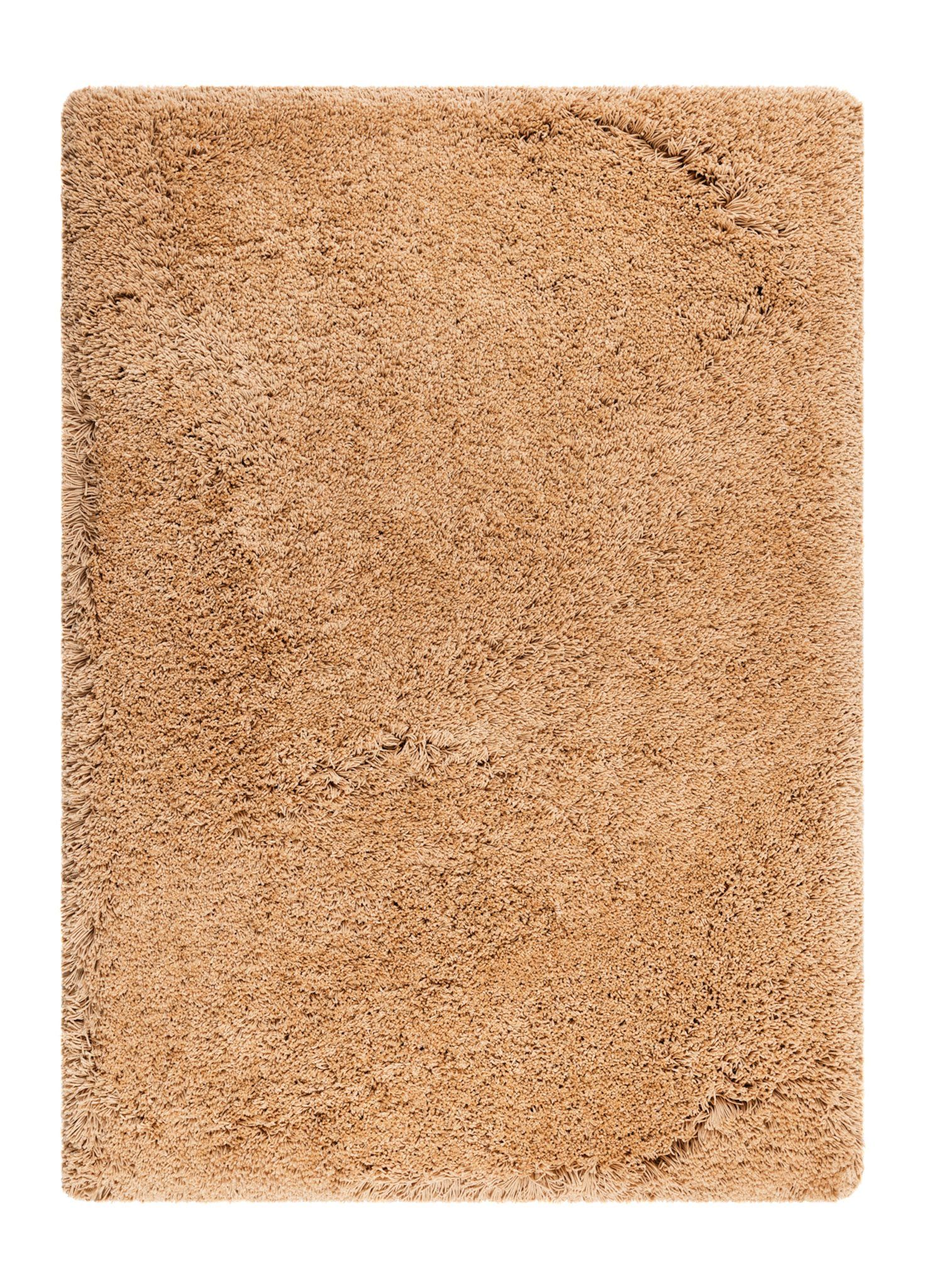 Håndvevd teppe KM Home Sorrento 240x340 Karamell - Karamell