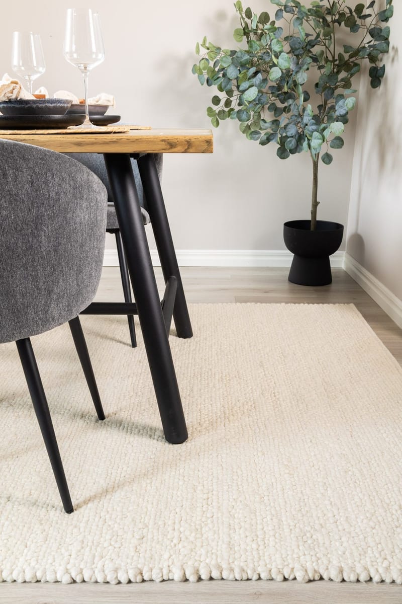 Håndvevd teppe KM Home Passion 240x340 cm Creme - Creme - Tekstiler - Tepper & Matter - Moderne tepper - Ullteppe