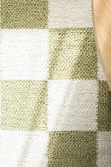 Håndvevd teppe Nordic Check 200x300 cm - Grønn - Tekstiler - Tepper & Matter - Moderne tepper - Ullteppe