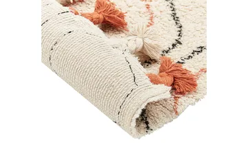 Hajipur Ryeteppe 140x200 cm - Beige - Tekstiler - Tepper & Matter - Moderne tepper - Bomullstepper