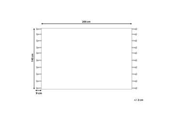 Hajipur Ryeteppe 140x200 cm - Beige - Tekstiler - Tepper & Matter - Moderne tepper - Bomullstepper