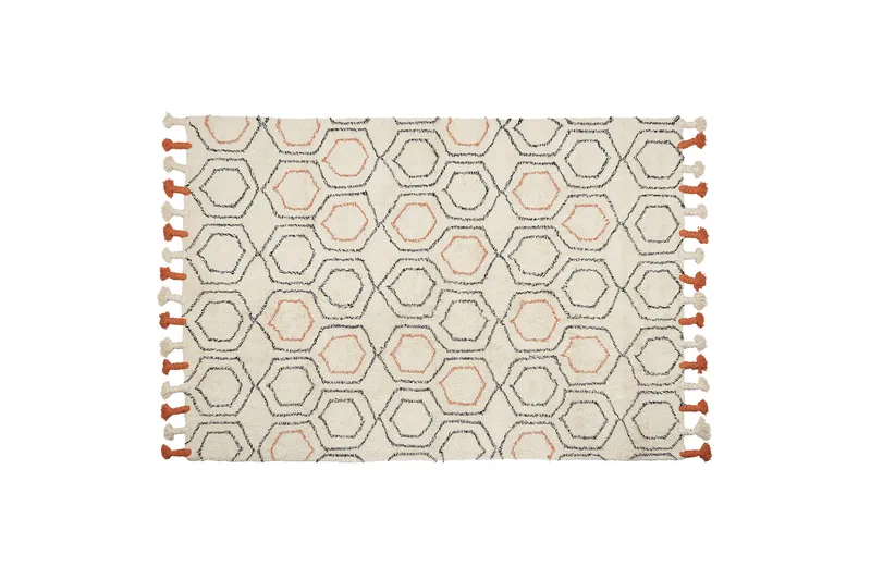 Hajipur Ryeteppe 140x200 cm, Beige