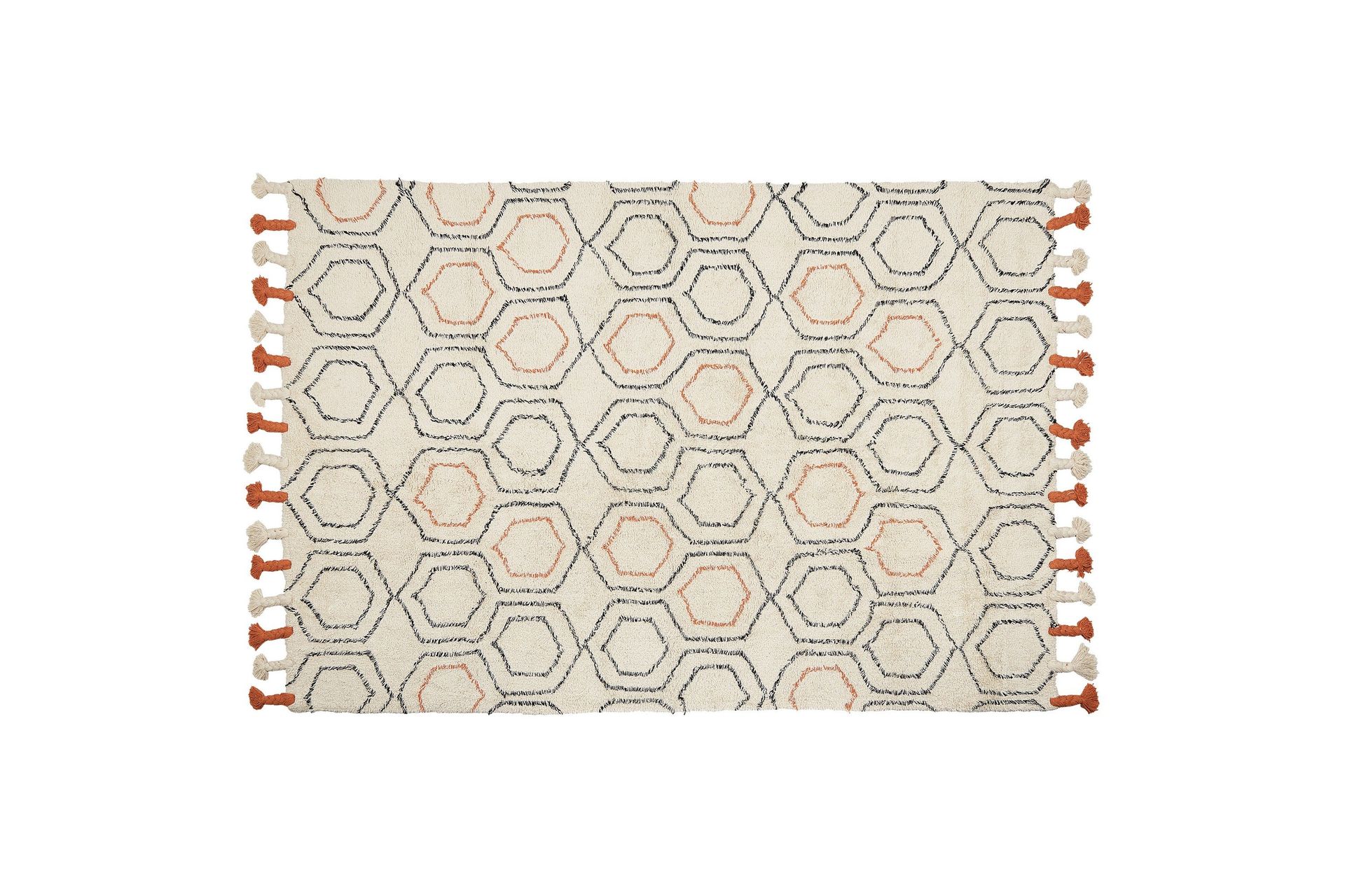 Hajipur Ryeteppe 140x200 cm - Beige