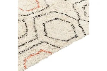 Hajipur Ryeteppe 160x230 cm - Beige - Tekstiler - Tepper & Matter - Moderne tepper - Bomullstepper