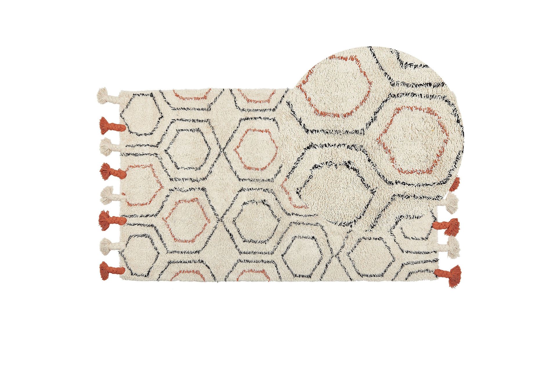 Hajipur Ryeteppe 80x150 cm - Beige - Tekstiler - Tepper & Matter - Moderne tepper - Ryeteppe