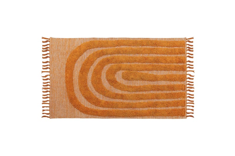 Hakkari Ryeteppe 80x150 cm - Oransje - Tekstiler - Tepper & Matter - Moderne tepper - Ryeteppe