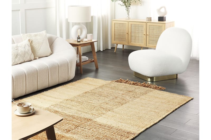 Hamzalar Juteteppe 160x230 cm - Beige - Tekstiler - Tepper & Matter - Moderne tepper - Sisaltepper