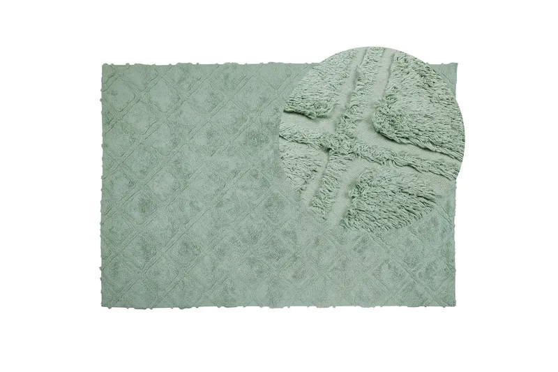 Hatay Ryeteppe 140x200 cm - Grønn - Tekstiler - Tepper & Matter - Moderne tepper - Ryeteppe