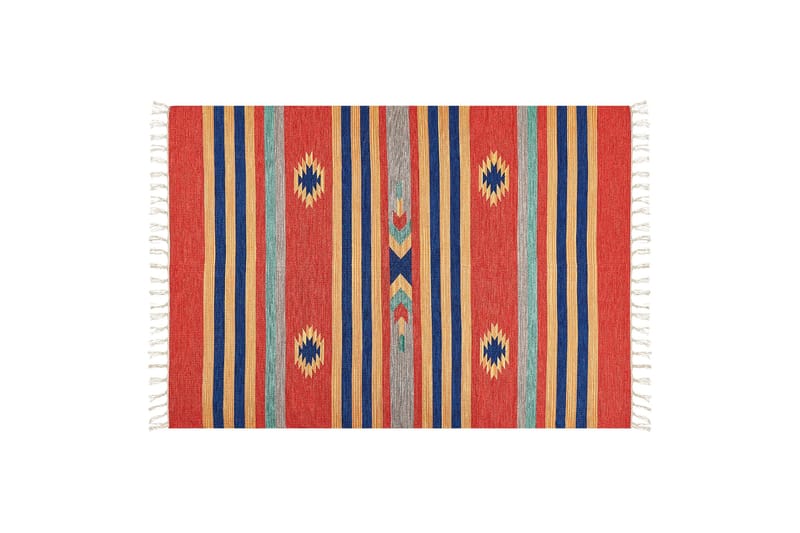 Hatis Bomullsteppe 140x200 cm, Blå