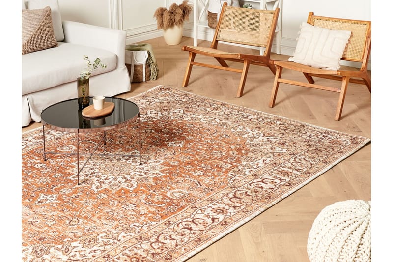 Hayat Bomullsteppe 200x300 cm - Oransje - Tekstiler - Tepper & Matter - Moderne tepper - Bomullstepper