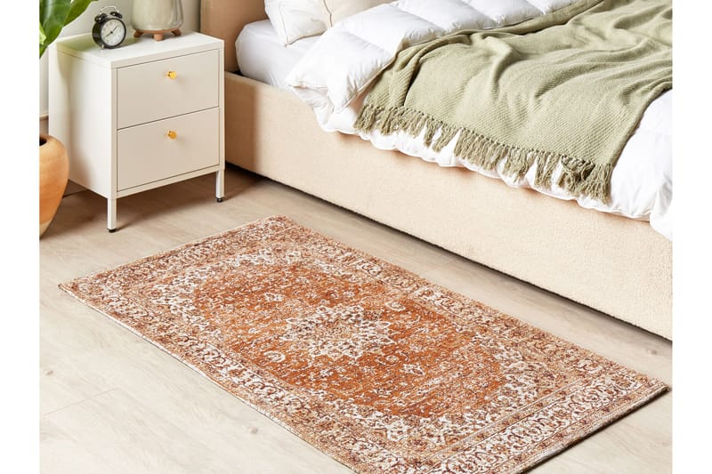 Hayat Bomullsteppe 80x150 cm - Oransje - Tekstiler - Tepper & Matter - Moderne tepper - Bomullstepper