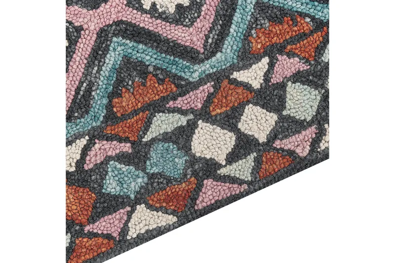 Haymana Ullteppe 140x200 cm - Blå - Tekstiler - Tepper & Matter - Moderne tepper - Ullteppe