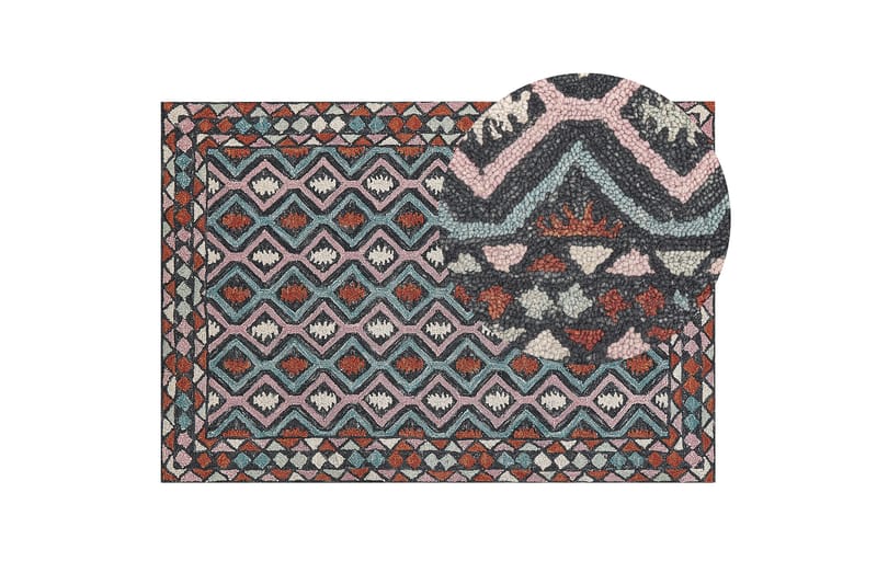 Haymana Ullteppe 140x200 cm - Blå - Tekstiler - Tepper & Matter - Moderne tepper - Ullteppe