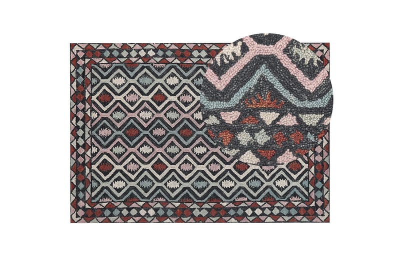 Haymana Ullteppe 160x230 cm - Blå - Tekstiler - Tepper & Matter - Moderne tepper - Ullteppe