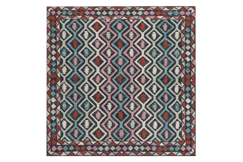 Haymana Ullteppe 200x200 cm Kvadratisk, Blå