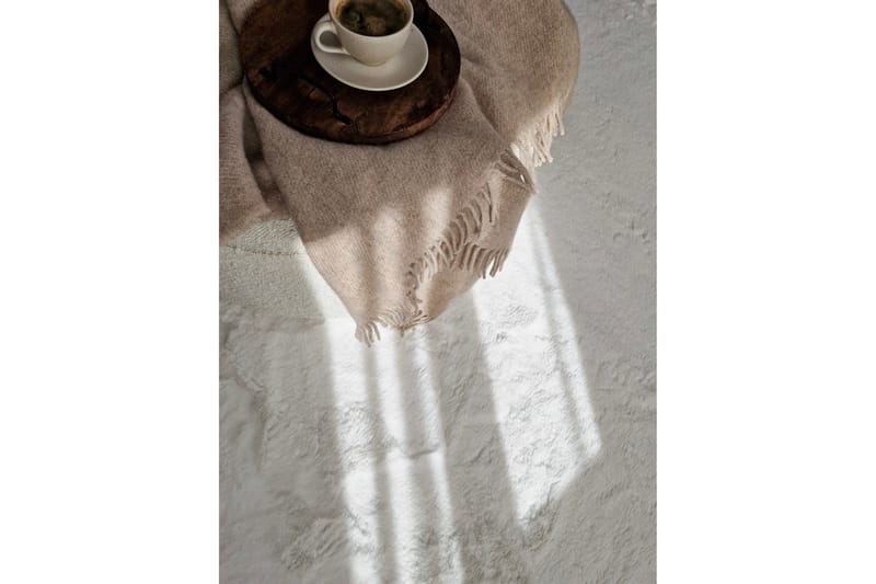 Heaven Deluxe Teppe 160x230 cm - Hvit - Tekstiler - Tepper & Matter - Moderne tepper - Ryeteppe