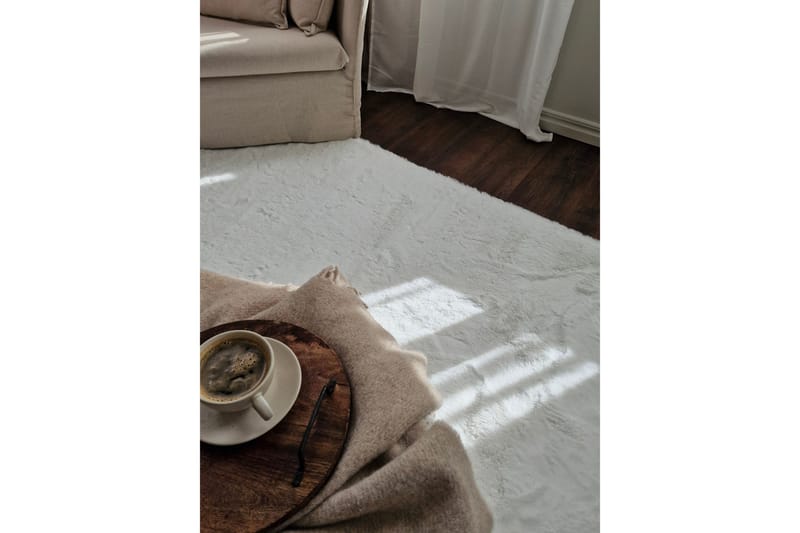Heaven Deluxe Teppe 160x230 cm - Hvit - Tekstiler - Tepper & Matter - Moderne tepper - Ryeteppe