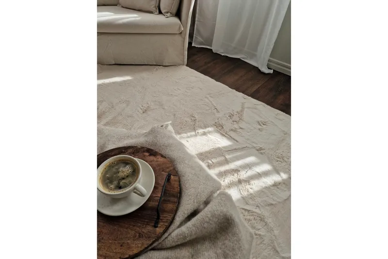 Heaven Deluxe Teppe 160x230 cm - Natur - Tekstiler - Tepper & Matter - Moderne tepper - Ryeteppe