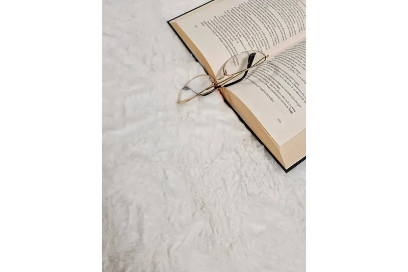 Heaven Deluxe Teppe 240x340 cm - Hvit - Tekstiler - Tepper & Matter - Moderne tepper - Ryeteppe