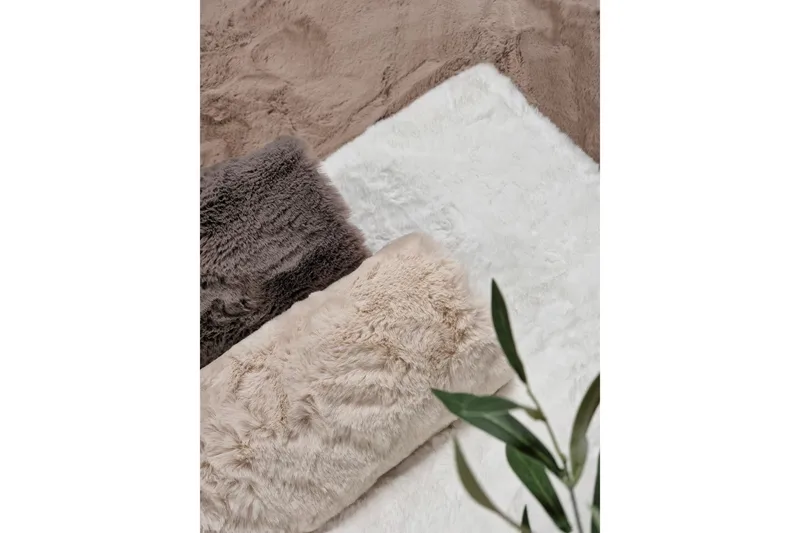 Heaven Deluxe Teppe 80x150 cm - Taupe - Tekstiler - Tepper & Matter - Moderne tepper - Ryeteppe