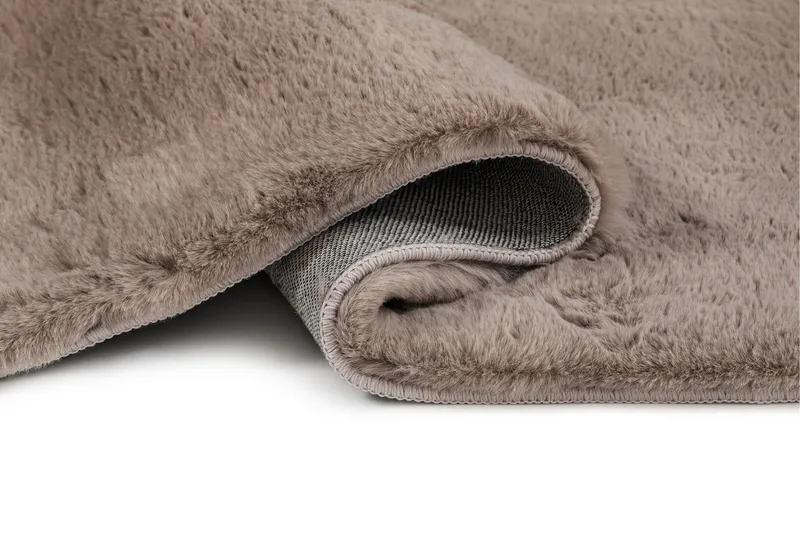 Heaven Deluxe Teppe 80x150 cm - Taupe - Tekstiler - Tepper & Matter - Moderne tepper - Ryeteppe