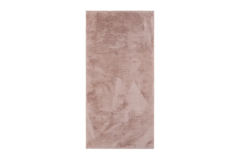 Heaven Rektangulært Ryamatte & Langhåret Teppe 80x160 cm, Rosa