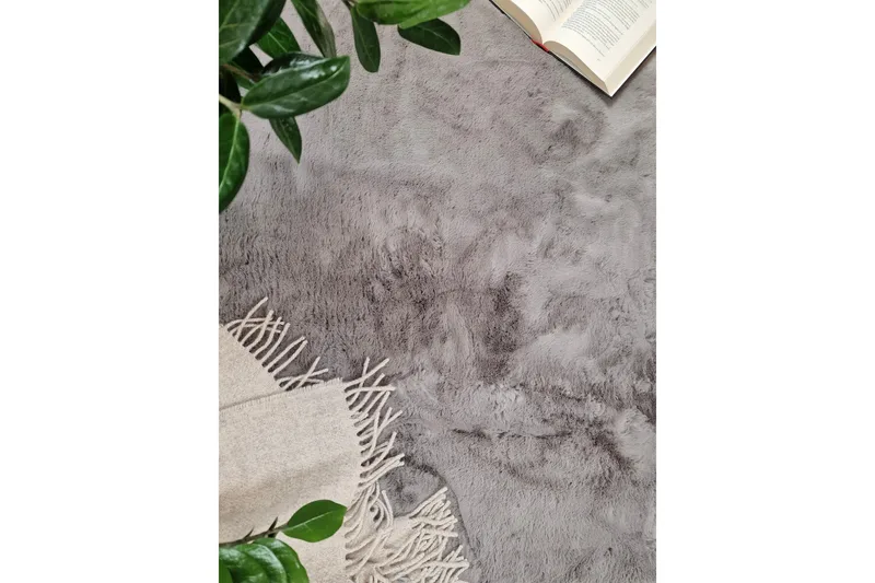 Heaven Ryematte 200 cm Rund Antrasitt - Antrasitt - Tekstiler - Tepper & Matter - Moderne tepper - Ryeteppe