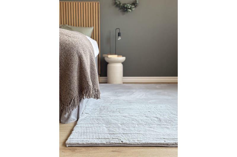 Heaven Stor Rektangulær Ryamatte & Lugmatte 240x340 cm - Grå - Tekstiler - Tepper & Matter - Moderne tepper - Ryeteppe