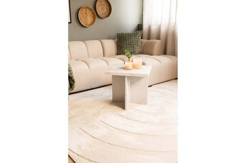 Heaven Trend Maskinvevd teppe 160x230 cm - Beige - Tekstiler - Tepper & Matter - Moderne tepper - Wiltontepper