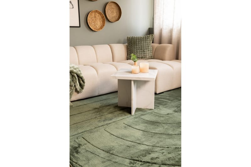 Heaven Trend Maskinvevd teppe 160x230 cm - Grønn - Tekstiler - Tepper & Matter - Moderne tepper - Wiltontepper