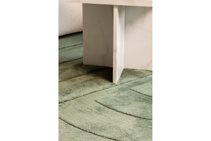 Heaven Trend Maskinvevd teppe 200x290 cm - Grønn - Tekstiler - Tepper & Matter - Moderne tepper - Wiltontepper