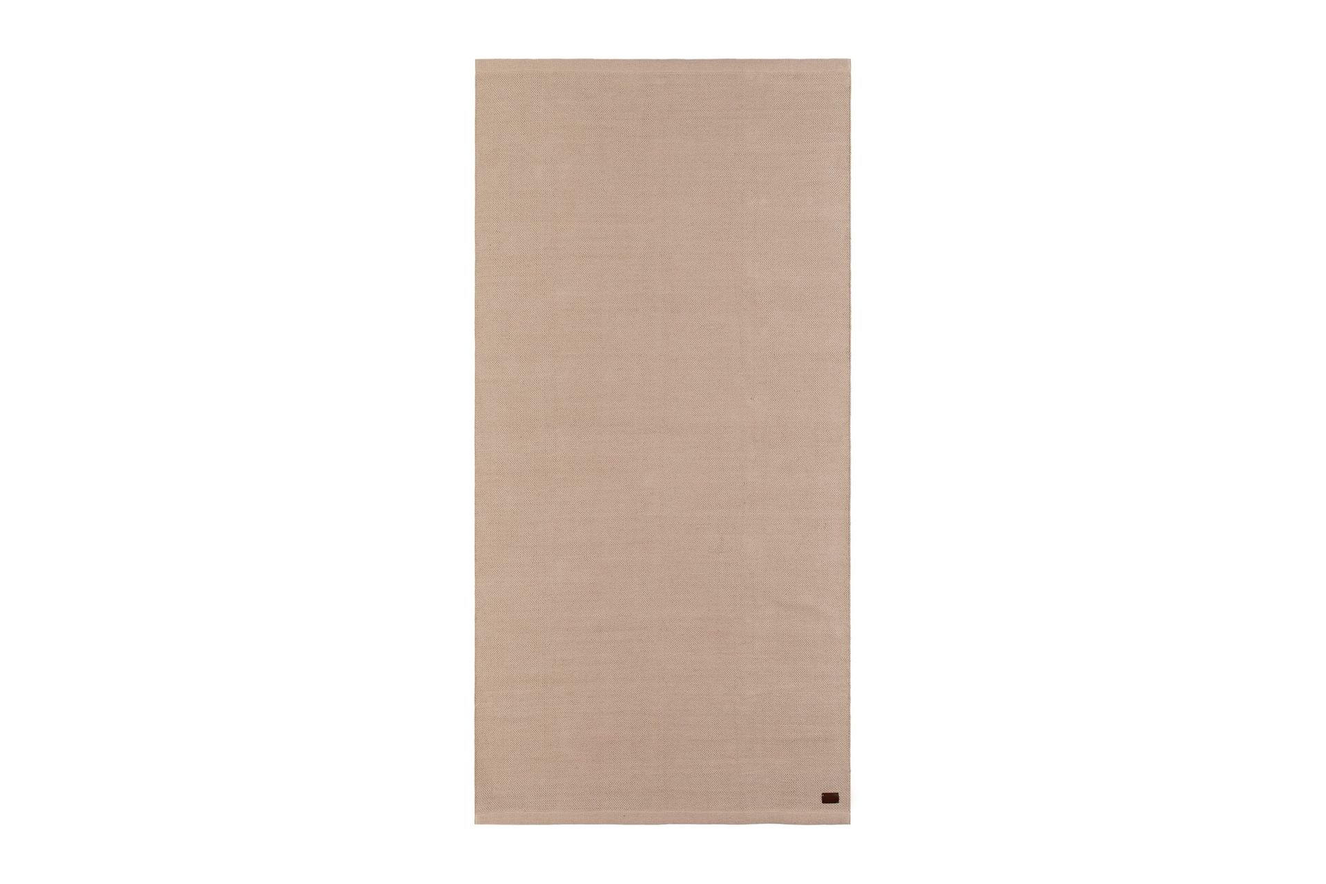 Hemsero Bomullsmatte 75x250 cm - Lyse Linnebrun