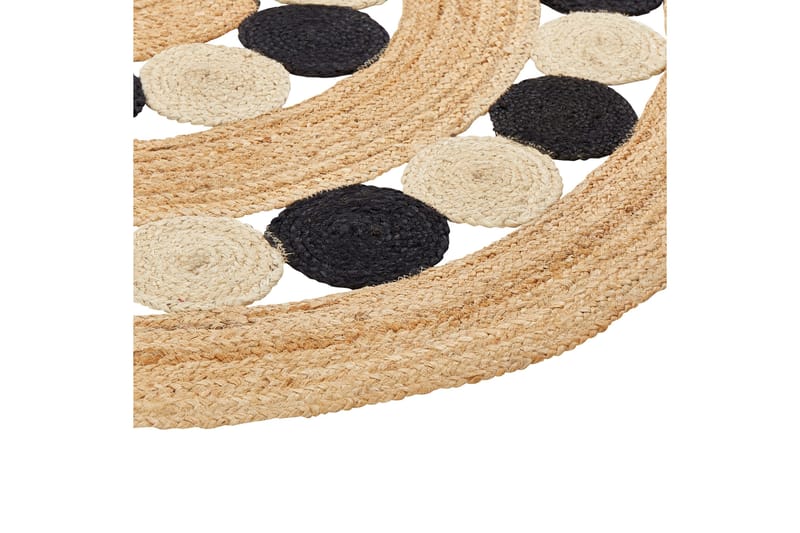 Hovit Juteteppe 140 cm Rund - Beige - Tekstiler - Tepper & Matter - Moderne tepper - Sisaltepper